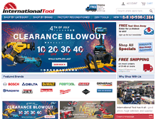 Tablet Screenshot of internationaltool.com